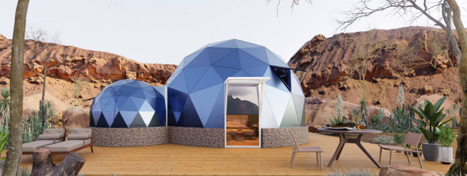 泸定县球形智能光伏玻璃星空房